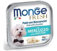 MONGE Fresh per cani Paté con merluzzo 100 g
