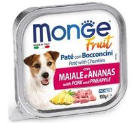 Monge Fruit Paté e Bocconcini con Maiale e Ananas - 100 gr