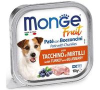 MONGE DOG FRUIT PATE' TACCHINO & MIRTILLO 100 GR.