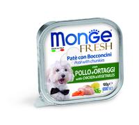 Monge Fresh Patè 100 gr: Bocconcini con Pollo e Verdure