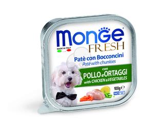 Monge Dog Fruit paté - pollo, verdure 100 g