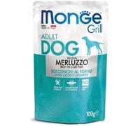 Monge Dog Grill Bocconcini in Jelly con Merluzzo 100 g