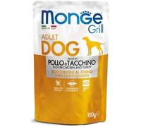 Monge Dog Grill Bocconcini in Jelly con Pollo e Tacchino 100 g