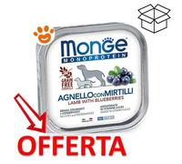 MONGE MONOPROTEICO AGNELLO & MIRTILLI 150 GR.