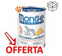 MONGE MONOPROTEICO TACCHINO & AGRUMI 400 GR.
