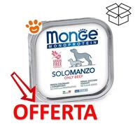 Monge Dog Monoprotein Adult Solo Manzo - Monge Dog Monoprotein Adult Solo Manzo - Vaschetta Da 150 Gr - CONFEZIONE RISPARMIO