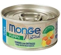 Monge Dog Natural Puppy Tonnetto Striato con Ortaggi Lattina 90g