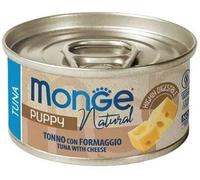 Monge Dog Natural Puppy Tonno con Formaggio Lattina 90g