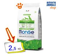 Monge Dog Natural Superpremium Adult All Breeds Coniglio Riso e Patate 2,5/12 Kg