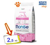 Monge Dog Natural Superpremium All Breeds Adult Maiale e Riso Cani 2,5/12 Kg