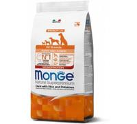 Monge Dog Natural Superpremium All Breeds Puppy & Junior Anatra e Riso 12kg