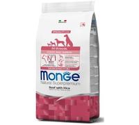Monge Dog Natural Superpremium All Breeds Puppy & Junior Manzo e Riso 12kg