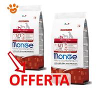 Monge Superpremium Dog Monge Superpemium Adult Mini Agnello, Riso & Patate - 2 x 7,5 kg