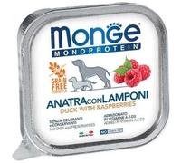 MONGE Fruit Dog Monoprotein 150 g - anatra con lamponi