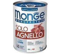 Monge Dog Patè Puppy e Junior Monoproteico SOLO Agnello 400g