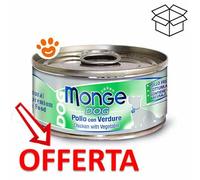 MONGE DOG POLLO CON VERDURE 95 GR.