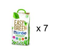 Monge Easy Green, Lettiera Gatto Biodegradabile 7 Conf. da 10 Litri