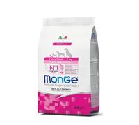 Monge Natural Extra Small Puppy & Junior Ricco di Pollo: 800 gr