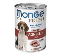 MONGE FRESH BOCCONI IN PATE' ADULT AGNELLO 400 GR.