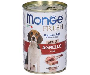 Monge Fresh Adult Agnello Bocconi In Paté 400 g Mangime