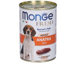 Monge Fresh Adult Anatra Bocconi In Paté 400 g Mangime