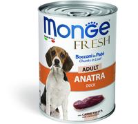 MONGE FRESH BOCCONI IN PATE' ADULT ANATRA 400 GR.