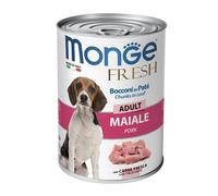 Monge Dog Fresh Adult scatoletta - maiale 400 g