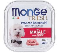 Monge Fresh Adult Maiale Paté Con Bocconcini 10x100 g