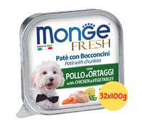 Monge Fresh Adult Pollo e Ortaggi - 32x100g