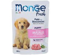 Monge Fresh Dog Puppy Paté Con Bocconcini Ricco In Maiale Con Ortaggi