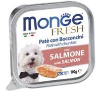 Monge Fresh Dog Vaschetta Multipack 32x100G SALMONE