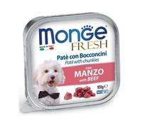 Monge Dog Fresh Paté e Bocconcini con Manzo 100 g