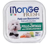 Monge Fresh Pollo E Ortaggi Paté Con Bocconcini 7x100 g