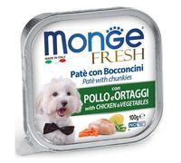 MONGE FRESH POLLO/VERDURE 100G