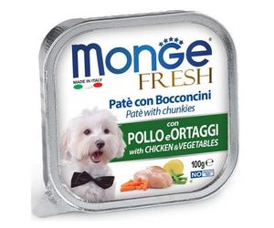 MONGE FRESH POLLO/VERDURE 100G