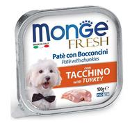 Monge Dog Fresh Paté e Bocconcini con Tacchino 100 g