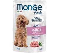 Monge Fresh Umido Cane Patè con Bocconcini Maiale e Ortaggi 85g