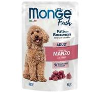 Monge Fresh Umido Cane Patè con Bocconcini Manzo 85g