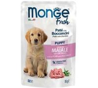 Monge Fresh Umido Cane Patè con Bocconcini Puppy Maiale con Ortaggi 85g
