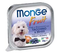 Monge Fruit Cane Tacchino&mirtilli 100 G