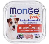 Monge Fruit Cane Tacchino&mirtilli 100 G