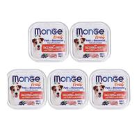 Monge Fruit Cane Tacchino&Mirtilli 5x100 g