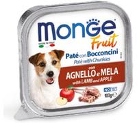 Monge Fruit Dog Vaschetta Multipack 32x100G AGNELLO E MELA
