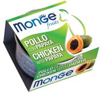 Monge Fruits Cat Lattina Multipack 24x80G POLLO CON PAPAYA