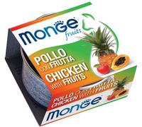 Monge Fruits Cat Lattina Multipack 24x80G POLLO E FRUTTA