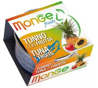 Monge Fruits Cat Lattina Multipack 24x80G TONNO CON FRUTTA