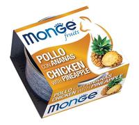 Monge Fruits Pollo con Ananas – Cibo umido per gatti adulti – 80 g