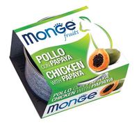 Monge Cat Fruit Pollo con Papaya Lattina 80 g