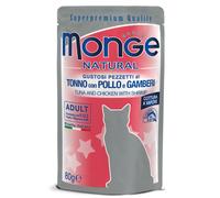 Monge Natural Busta 80 gr: Tonno con Pollo e Gamberetti