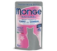 Monge Natural Busta 80 gr: Tonno con Gamberetti